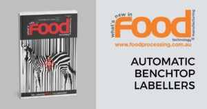 Blog cover image titled "Automatic Benchtop Labellers," featuring Packserv’s compact and efficient labelling machines.