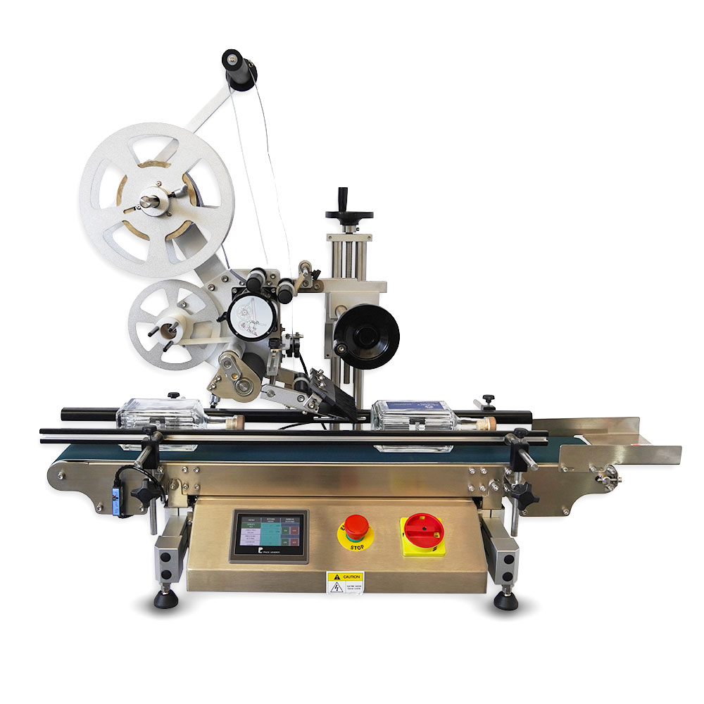 ELF-20 Automatic Top Wipe-On Bench Labeller with integrated sensor and label roll