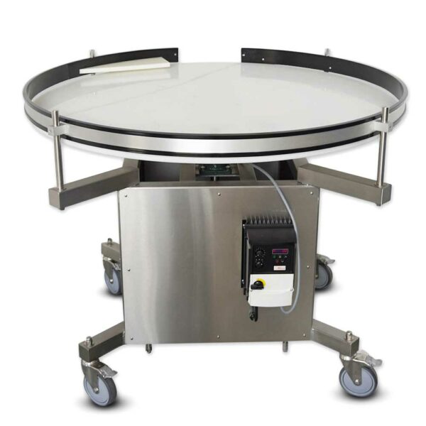 PAT-8 Accumulation Outfeed Table used for optimizing outfeed processes in packaging lines.