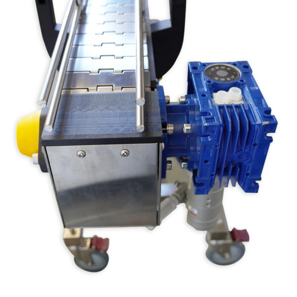 4.8m Stainless Steel Slat Conveyor - Image 4