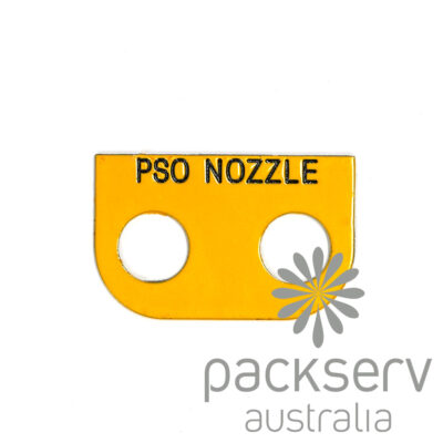 PSO Label Plate Large, PSO Nozzle (LPL-PSO).