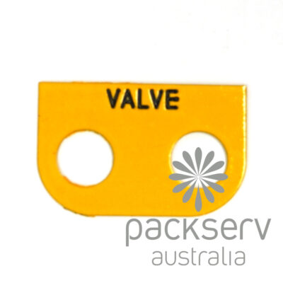 Label Plate Large Valve
