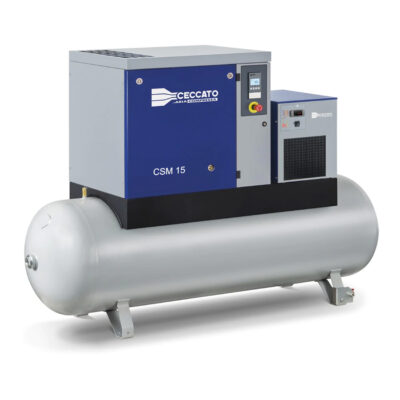Ceccato CSM 15/8 Tank and Dryer Screw Compressor.