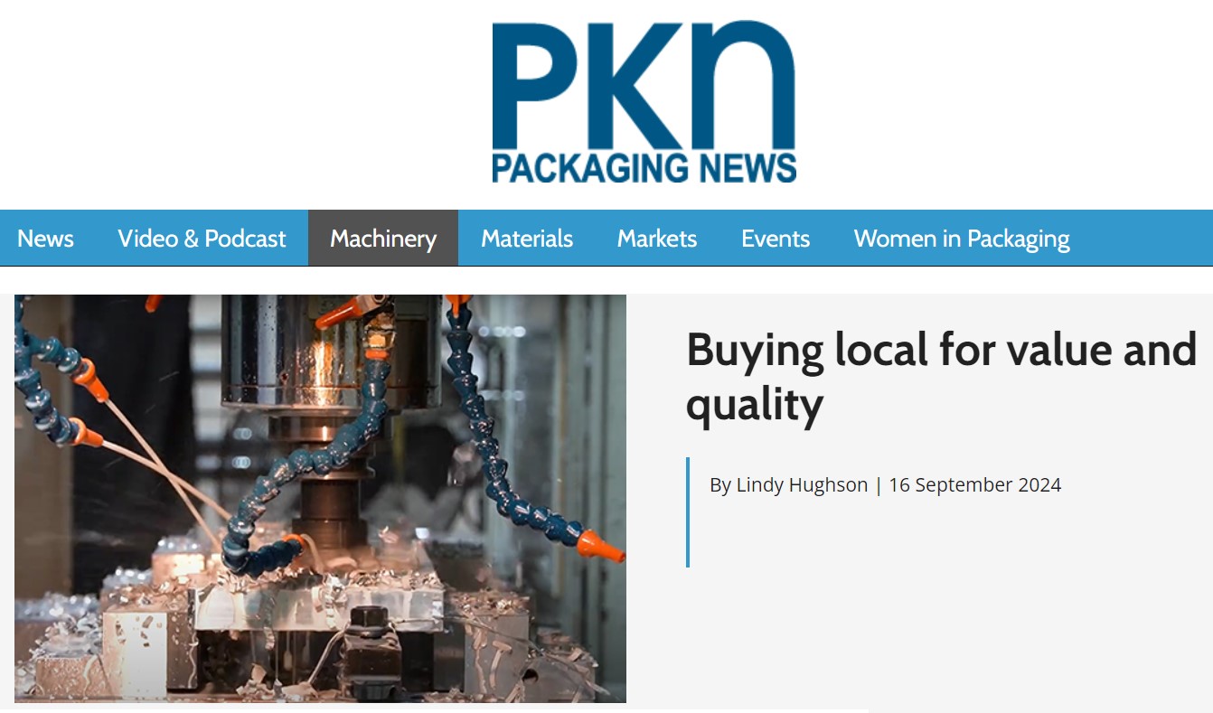 Packserv article cover highlighting the value and quality of buying local packaging machinery in Australia.