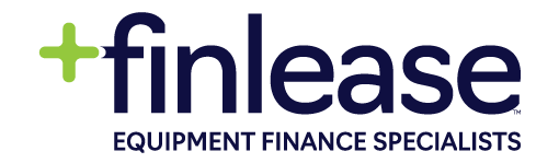 Finlease logo with the tagline "Equipment Finance Specialist" representing their expertise in financing solutions for business equipment.
