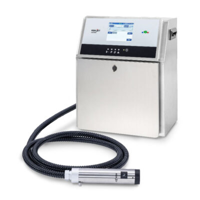 KGK Printer Model CCS-1000, front-top-right view, showcasing its compact design and advanced features